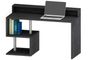 Dmora Schreibtisch Kobenhavn, linearer Schreibtisch mit Ablagefächern, Mehrzweck-Büroschreibtisch mit Platte, 140x60h93 cm, Schiefer Bild 5
