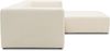 DOMO. collection Ecksofa 800013, kleine Couch in L-Form, rechteckig mit gepolsterte Rückenlehne, Modul-Element, Sofa, Polsterecke, Eckcouch, Polsterganitur 216 x 193 x 69 (BxTxH), natur Bild 4