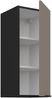 Küchen Hängeschrank 30 cm ARIA Sandgrau ultra matt + Schwarz matt, hochwertige Fronten mit Anti Fingerprint Beschichtung Küchenzeile Küchenblock Bild 3