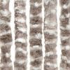 vidaXL Fliegenvorhang Taupe und Weiß 56x200 cm Chenille 377403 Bild 4