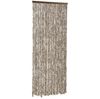 vidaXL Fliegenvorhang Taupe und Weiß 56x200 cm Chenille 377403 Bild 2