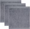 möve Superwuschel Seiftuch 30x30 cm aus 100% Baumwolle, stone 3er Set Bild 2