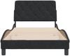 vidaXL Bettgestell ohne Matratze Schwarz 100x200 cm Samt 3207907 Bild 5