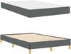 vidaXL Boxspringbett mit Matratze Dunkelgrau 120 x 200 cm Stoff 3398557 Bild 5
