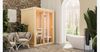 Karibu Sauna Avari 1 mit 3,6kW Plug&Play Ofen externe Steuerung Bild 3