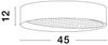 Nova Luce 9085222 OBY LED Deckenleuchte 45cm 3000K Weiss Bild 4