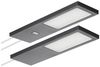 SO-TECH® LED Unterbauleuchte LED Möbelleuchte GIULIA II, stufenlos dimmbar, LED fest integriert, Warmweiß, 2er Set warmweiß mit/ohne Sensor inkl. 33W Trafo, schwarz Bild 5