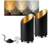 SSC-LUXon LED Tischleuchte Tischlampe AUREVA Bodenlampe LumiFLEX GU10 5W Birne 3in1 Lichtfarben, Neutralweiß, Warmweiß, Tageslichtweiß Bild 5