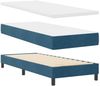 vidaXL Boxspringbett mit Kopfteil Dunkelblau 80 x 200 cm Samt 3340416 Bild 4