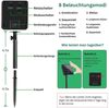 Montegoni LED-Lichterkette Solarleuchte Kugel Lichterkette Außen warmweiß Gartenleuchte, Solarbetrieben, Wasserdicht, 8 Modi, Energiesparend, Automatisch Bild 2