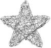 STAR TRADING LED Dekolicht, LED Outdoor-Leuchtstern,Ole', handgefertigt, silber, Ø 63cm Bild 5