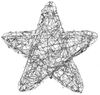 STAR TRADING LED Dekolicht, LED Outdoor-Leuchtstern,Ole', handgefertigt, silber, Ø 63cm Bild 4
