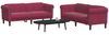 vidaXL 2-tlg. Sofagarnitur Weinrot Samt 3209223 Bild 3