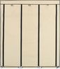 vidaXL Kleiderschrank mit Fächern und Stangen Creme 150x45x175cm Stoff 282455 Bild 3