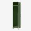 Bisley Fern Locker Garderobenschrank mit Kleiderstange und Hutfachboden, aus hochwertigem, nachhaltigem Stahl hergestellt, 16 mm große Design Lüftungslöcher auf allen Türen, moderner und industrieller Flair, mit integrierten Füßen, H 1800 x B 380 x T 5... Bild 3