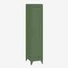 Bisley Fern Locker Garderobenschrank mit Kleiderstange und Hutfachboden, aus hochwertigem, nachhaltigem Stahl hergestellt, 16 mm große Design Lüftungslöcher auf allen Türen, moderner und industrieller Flair, mit integrierten Füßen, H 1800 x B 380 x T 5... Bild 2