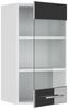 Küchenglasschrank Fame-Line Anthrazit Hochglanz 40 cm Vicco Bild 4