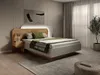 Vente-unique - DESADO Bett Holz, Platte BeigeWeiß - B 208,8 cm x H 115,6 cm x L 245,2 cm Bild 2