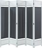 Raumteiler Dorotea 5-teilig 200x170 cm Weiß/Dunkelgrau [en. casa] Bild 2