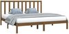 vidaXL Massivholzbett Honigbraun Kiefer 200x200 cm [3105183] Bild 3