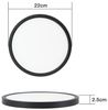 ZMH LED Deckenleuchte Modern 22/30 CM Schwarz&Weiß Deckenlampe für Wohnzimmer Flur Dimmbar, Hochwertige Design, LED fest integriert, Neutralweiß, Schwarz Nicht Dimmbar Bild 4