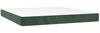 vidaXL Boxspringbett mit Matratze Dunkelgrün 160x200 cm Samt 3130850 Bild 5
