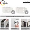 nobilia® Spülenschrank "Flash", Ausrichtung wählbar, vormontiert, in den Breiten 45 und 60 cm, mit höhenverstellbaren Sockelfüßen Bild 3