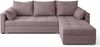 AX LIVING Ecksofa ELIF Rosa mit Schlaffunktion L-Form, Sofa mit Bettkasten - Moderne Ecksofa, Wohnzimmer Ecksofa - Eckcouch Rosa - Rechts Bild 2