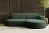 Kaiser Möbel Ecksofa Designer MODENA STUDIO L stoff Poso, Neve, Quelle Bild 5
