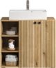 trendteam Waschbeckenunterschrank (Waschbeckenunterschrank) Unterschrank Badschrank 90 x 79 x 53 cm Bild 2