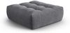 Micadoni Hocker Bloom 1-Sitzer Strukturierter Stoff Grau Bild 2