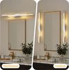 Lapalife Wandleuchte LED Dimmbar Akku Wandleuchte mit Fernbedienung, Kabellose, 3000K-6000K, 10000mAh mit Timing Nachttischlampe für Wohnzimmer Bild 4