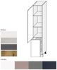 Apothekerschrank BONN 40x59x207cm matt Farbe: weiß matt / weiß BR-2D14K/40/kargo Bild 4