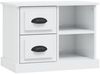 vidaXL Nachttisch Hochglanz-Weiß 60x35,5x45 cm 816370 Bild 2