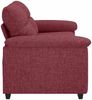 vidaXL 2-Sitzer-Sofa Weinrot 180x81x84 cm Stoff 4105310 Bild 5