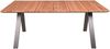 Gartentisch FRED - Teak, Anthrazit , 180x90x74cm | Terrassentisch Wetterfest Outdoor Tisch Bild 2