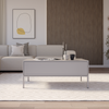 Selsey "Velveto" Couchtisch mit Schublade, kaschmir, 100x50 cm Bild 2