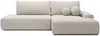 Vente-unique - DAVISO Sofa Stoff Beige - B 164 cm x H 87 cm x L 276 cm Bild 2