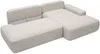 Vente-unique - DAVISO Sofa Stoff Beige - B 164 cm x H 87 cm x L 276 cm Bild 5