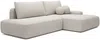Vente-unique - DAVISO Sofa Stoff Beige - B 164 cm x H 87 cm x L 276 cm Bild 3