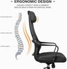 Schreibtischstuhl Bürostuhl Ergonomisch Drehstuhl Schwarz Bild 4
