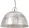 vidaXL Hängelampe Vintage Industriestil 25 W Silbern Rund 41 cm E27 320541 Bild 2