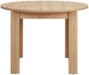 Esstisch Rund Ø 106 cm Wohnzimmertisch Holz Eiche Esszimmertisch Tisch Holztisch Massiv Küchentisch Bild 4