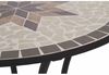 SIENA GARDEN Bistrotisch Stella Ø 70x71 cm 4-Sitzer Keramik in Mosaikoptik Tisch Bild 2