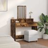 vidaXL Schminktisch Geräucherte Eiche 100 x 41 x 140 cm Holzwerkstoff 865149 Bild 4