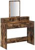 vidaXL Schminktisch Geräucherte Eiche 100 x 41 x 140 cm Holzwerkstoff 865149 Bild 2