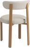 Selsey 'Afinatte' Esszimmerstuhl mit Bouclé-Bezug, Beige Bild 4