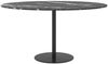 vidaXL Tischplatte Schwarz Ø80x1 cm Hartglas in Marmoroptik 322266 Bild 3