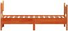 vidaXL Massivholzbett ohne Matratze Wachsbraun 75x190 cm Kiefernholz 3216407 Bild 5