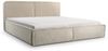 MOEBLO Polsterbett BETT 04 (Bezug: aus Cord, Doppelbett mit Kopfstütze, Rahmenbettgestell 160x200, mit Bettkasten und Lattenrost), mit Bettkasten Bild 3